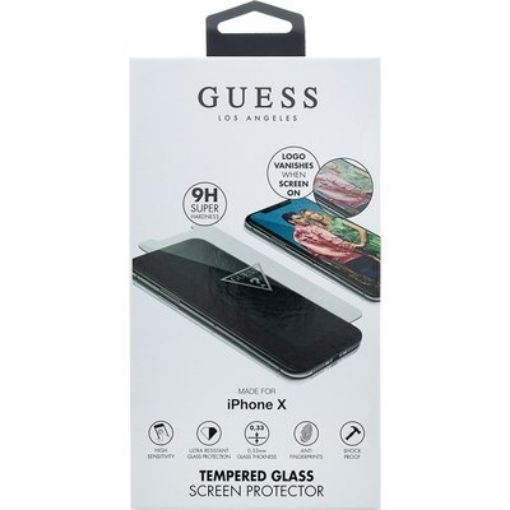 Изображение CG MOBILE IPhone XS MAX GUESS TEMPERED GLASS With Invisible Logo GUTGMI65TR