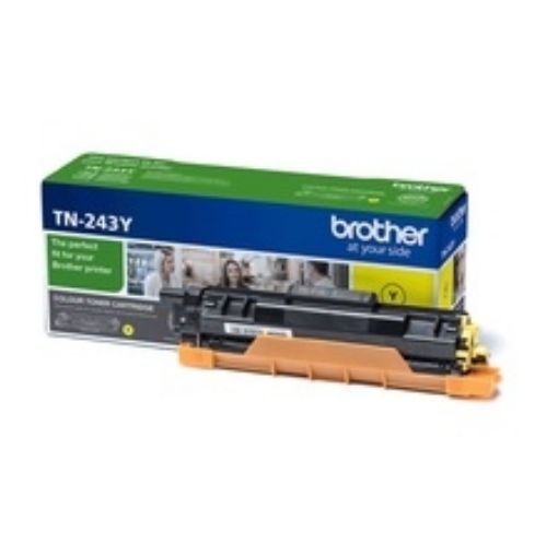 Picture of Brother TN-243Y Yellow Toner Cartridge for HL-3210 printer.