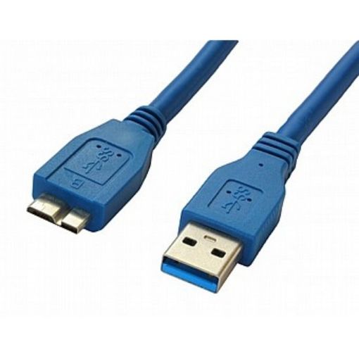 Изображение Золотой кабель USB3 до Micro USB3 длиной 1 метр CH-USB3-MICROB-1.