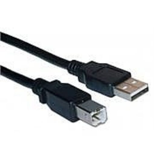 תמונה של Gold Touch כבל מחיבור USB 2.0 A זכר לחיבור B זכר באורך 3 מטרים - כבל מדפסת CH-USB2-3-AB