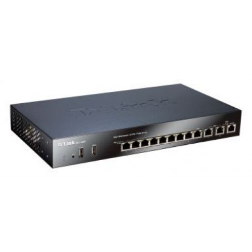 תמונה של D-LINK UTM Firewall 2X Wan, 7X Lan 1X DMZ, 200M Mbps, 40K Concurrent sessions DFL-860E