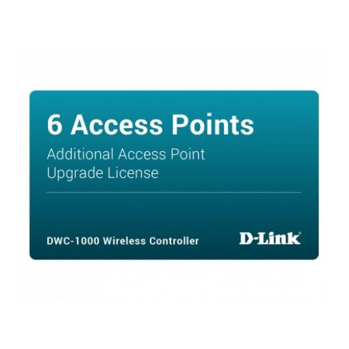 תמונה של D-LINK D-Link DWC-1000 Controller License for additional AP6 DWC-1000-AP6-LIC