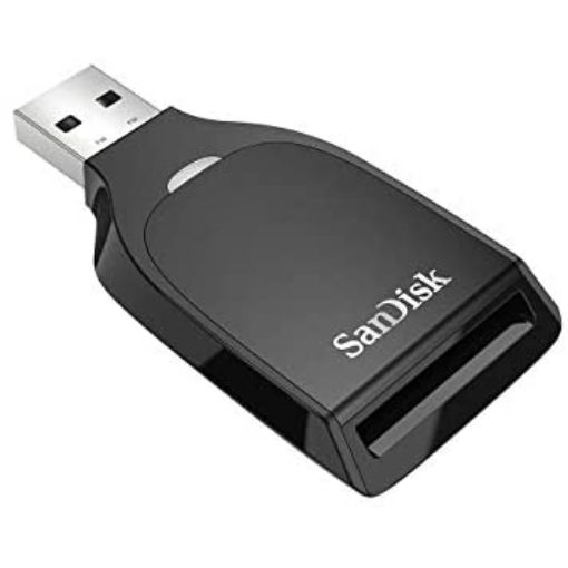 תמונה של Sandisk Card reader Micro SDHC and Micro SDXC  UHS-I, USB 3.0, transfer speeds of up to 170 MB/s SDDR-C531-GNANN