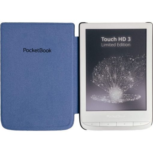 Picture of PocketBook Pocketbook 6" Touch HD 3 White Limited Edition With Blue Cover PB632-W-GE-WW