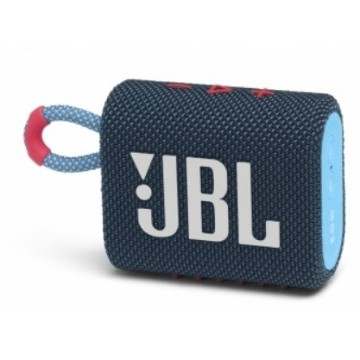 Изображение Переносной динамик JBL Go 3 в цвете BluePink.
