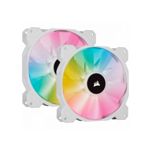 Picture of Corsair iCUE SP140 RGB ELITE Performance 140mm PWM White - 2 Pack CO-9050139-WW