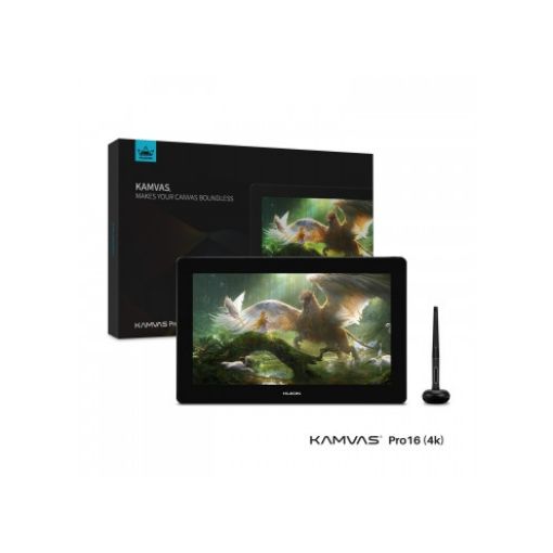 Изображение HUION графический планшет Huion Kamvas PRO 16 4K Drawing Display GT1561.
