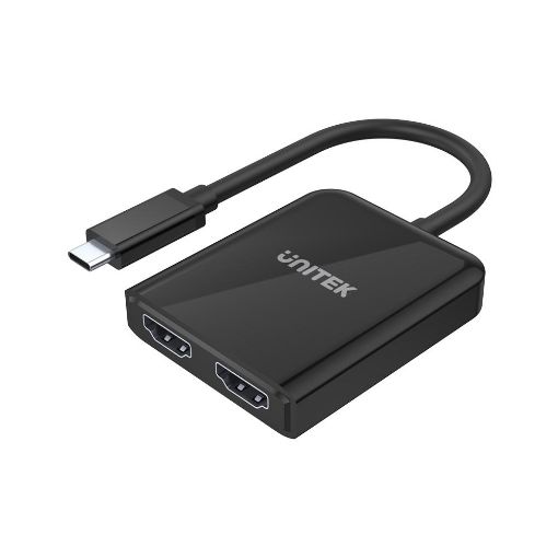Изображение 4K 60Hz USB-C to Dual HDMI 2.0 Adapter with MST Dual Monitor UNITEK