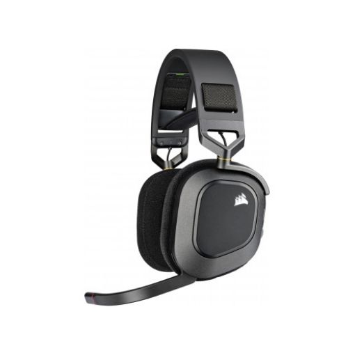 Изображение Corsair HS80 RGB Wireless Premium Gaming Headset with Spatial Audio — Carbon CA-9011235-NA