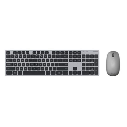 Изображение Беспроводной комплект Asus комплект клавиатура + мышь серого цвета W5000 90XB0430BKM1P0.