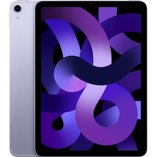 Изображение Планшет Apple iPad Air 10.9 M1 (2022) 64GB Wi-Fi + Cellular в цвете Purple официально импортируется дистрибьютором.