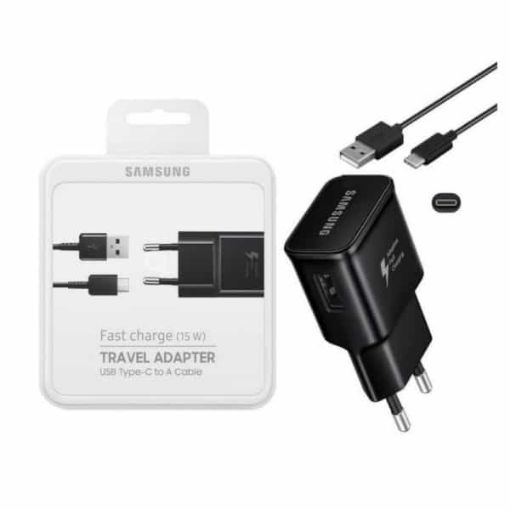 Picture of  Samsung Travel Adapter USB 15W Cable Type C Original Black