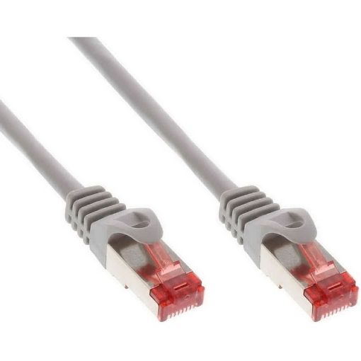 Изображение OEM сетевой кабель CAT6a CCA, экранированный, серого цвета, длиной 0,5 метра FTP-0024-0-5.