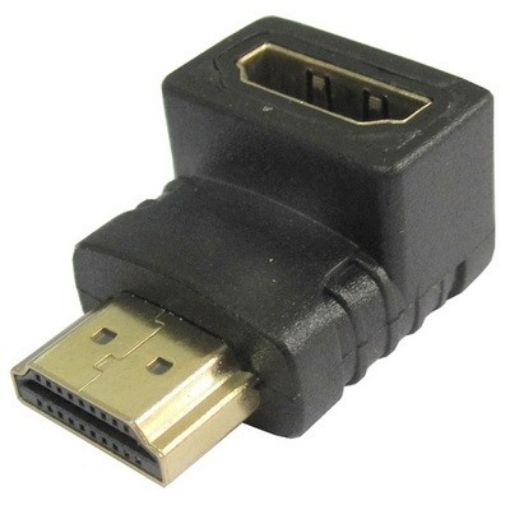Изображение OEM угловой адаптер HDMI на 90 градусов - кабель направлен вниз VC-010G.