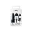 Изображение  Samsung Car Charger Dual USB/Fast Charge (15W)/Combo Cable