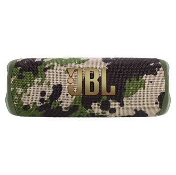 Изображение Переносной динамик JBL Flip 6 в зеленом военном исполнении от официального импортера.