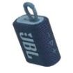 Picture of JBL Go 3 portable speaker in Blue color.