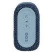 Picture of JBL Go 3 portable speaker in Blue color.