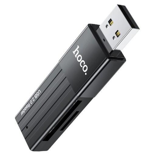 תמונה של קורא כרטיסים Hoco HB20 USB 3.0 2in1 Micro SD & SD Card Reader