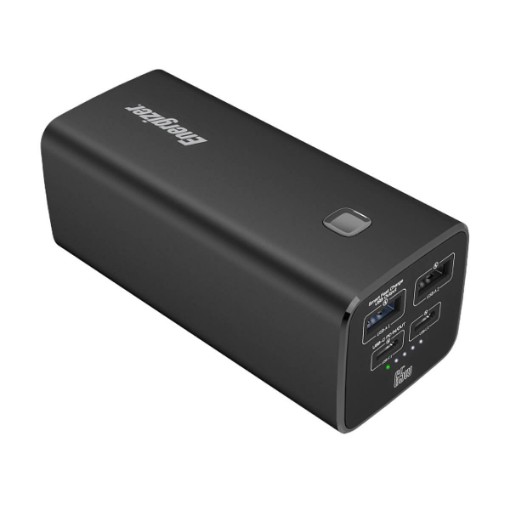 Picture of Energizer 20000mAh Backup Battery OUT (USB-C/C/A/A) - IN (USB-C) Power Bank - Black XP20004PD.
