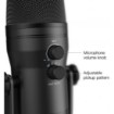 Изображение Микрофон настольный с подставкой Fifine K690 USB Cardioid Condenser - черный цвет.
