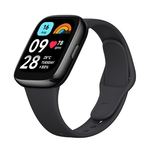 תמונה של Xiaomi שעון ספורט חכם כולל אחוז חמצן בדם ודופק דגם Redmi Watch 3 Active בצבע שחור 