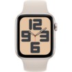 Изображение Умные часы Apple Watch SE 2023 GPS 44mm цвет Starlight Aluminium, цвет ремешка Starlight Sport Band - размер M/L.