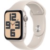 Изображение Умные часы Apple Watch SE 2023 GPS 44mm цвет Starlight Aluminium, цвет ремешка Starlight Sport Band - размер M/L.