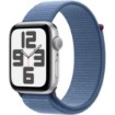 תמונה של שעון חכם Apple Watch SE 2023 GPS 44mm צבע שעון Silver Aluminium צבע רצועה Winter Blue Sport Loop - גודל One Size