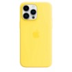 Изображение Силиконовый чехол для Apple iPhone 14 Pro Max с MagSafe - Канареечно-желтый.
