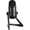Изображение Настольный микрофон с подставкой Fifine K678 USB Studio Condenser - черного цвета.