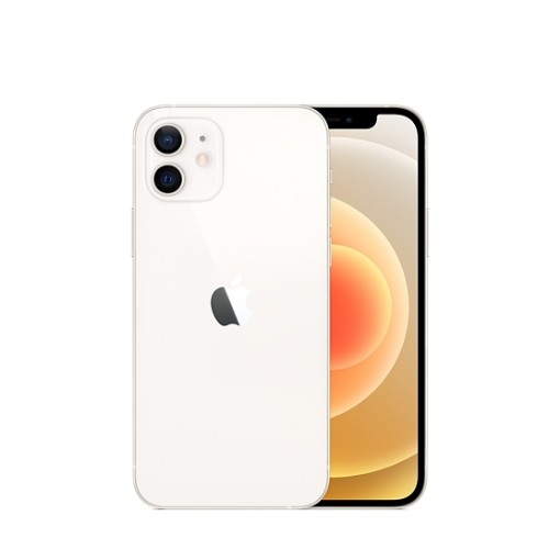 Изображение (Refurbished) Мобильный телефон Apple iPhone 12 128 ГБ в белом цвете.