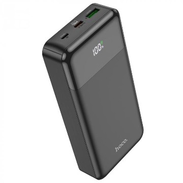 Picture of Hoco Power Bank 20000mAh J102A Black backup battery.