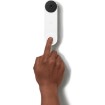 תמונה של פעמון דלת Google Nest Doorbell Snow Battery - מצלמת פעמון אלחוטית