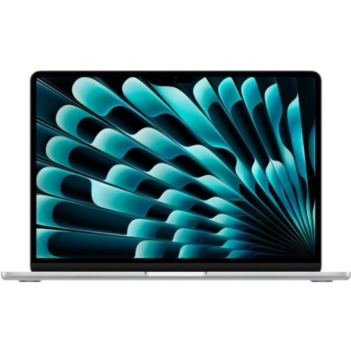 Picture of Apple MacBook Air 13 M3 Chip 8-Core CPU, 10-Core GPU, 256GB SSD Storage, 8GB Unified Memory - Silver color - Hebrew / English keyboard - model Z1B8000SZ.